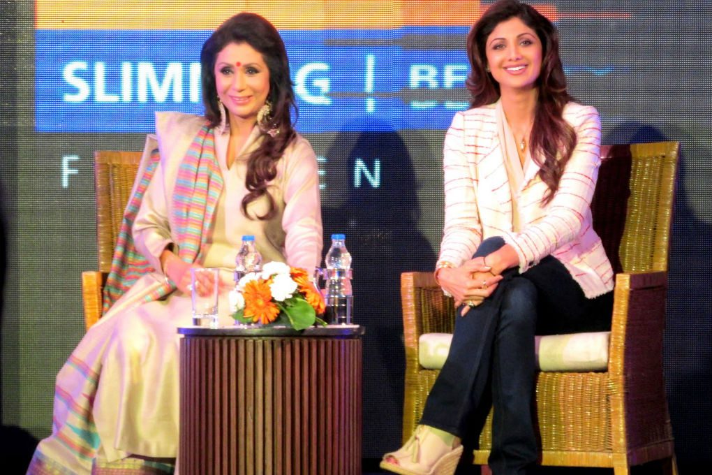 Vandana Luthra VLCC with Shilpa Shetty