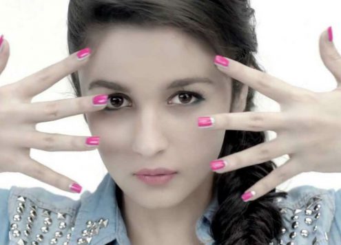 Alia Bhatt Nail Paint